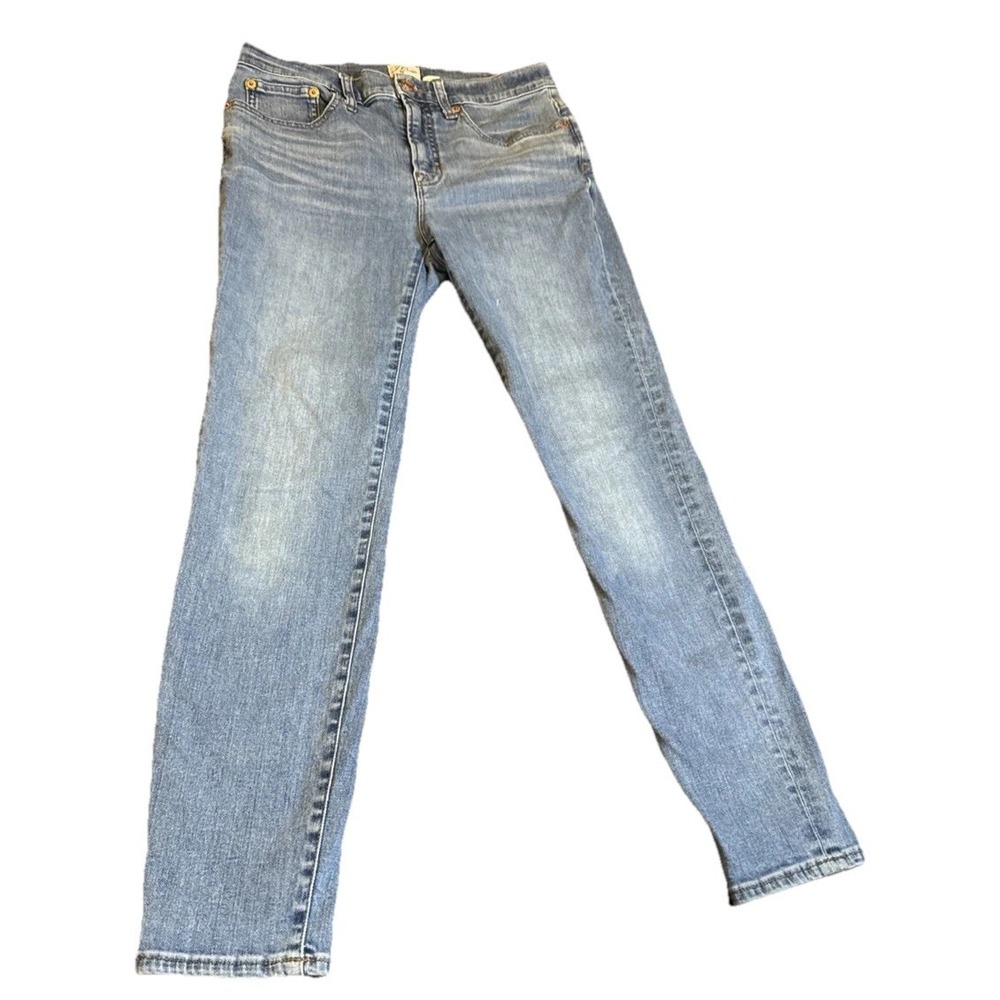 J.Crew Jeans Womens Size 27 Straight Leg Medium‎ Wash Stretch Denim Classic